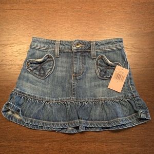 JUICY COUTURE GIRLS DENIM SKIRT